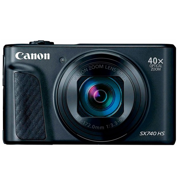Canon powershot sx740hs negro cámara de fotos digital compacta 20.3mp uhd zoom óptico 40x wifi bluetooth